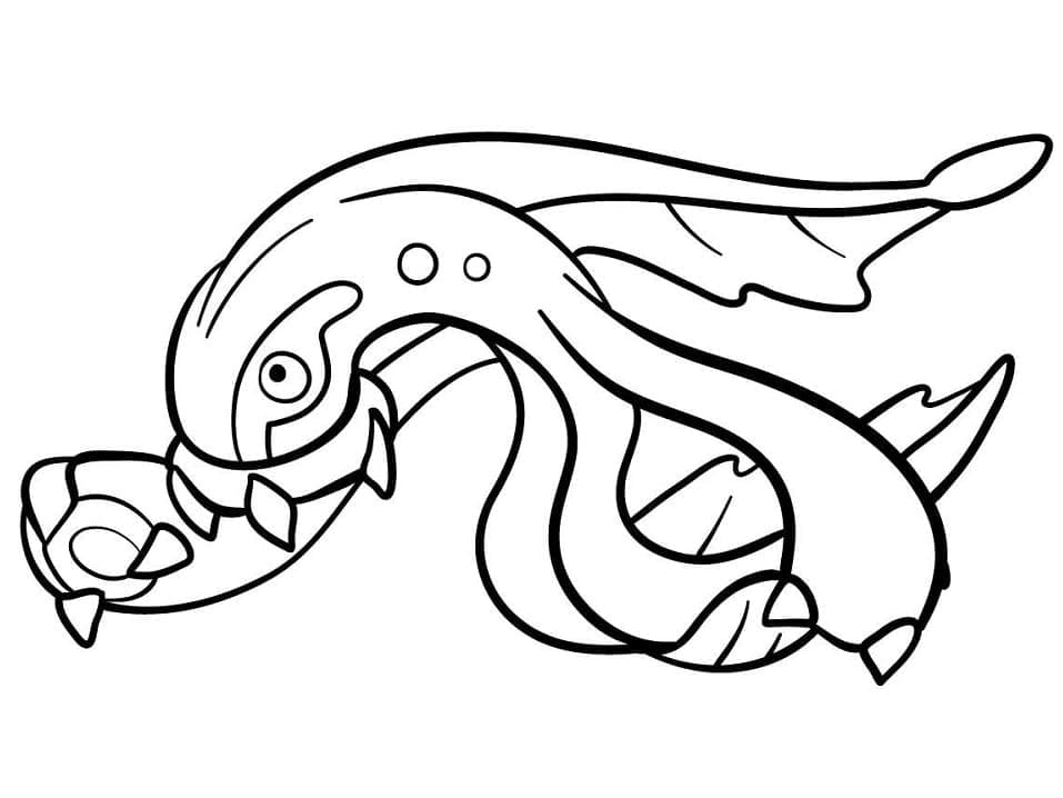 Desenho de Eelektross Pokemon para Colorir