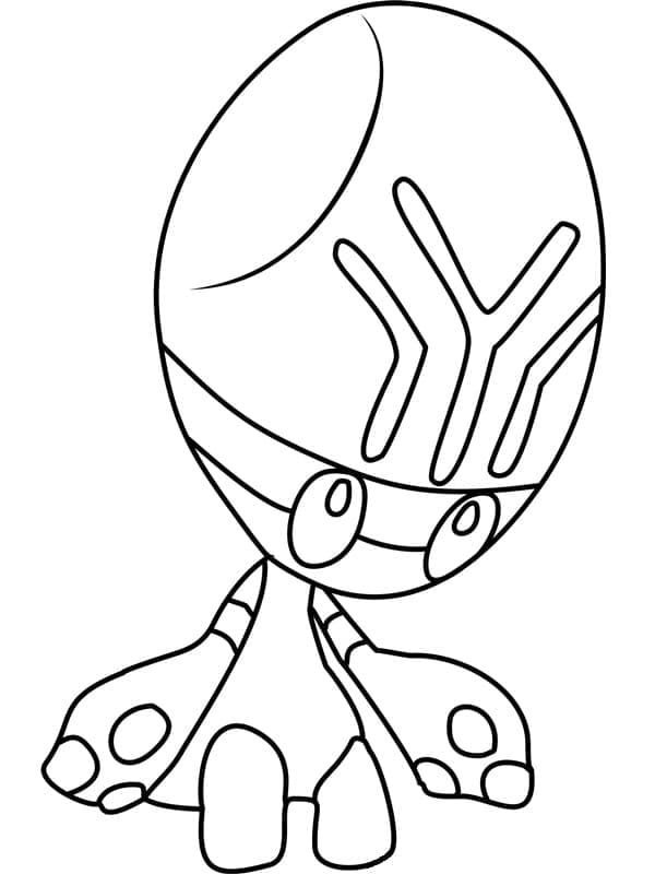 Desenho de Elgyem Pokemon para Colorir