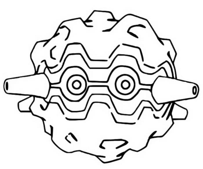 Desenho de Forretress Pokemon para Colorir