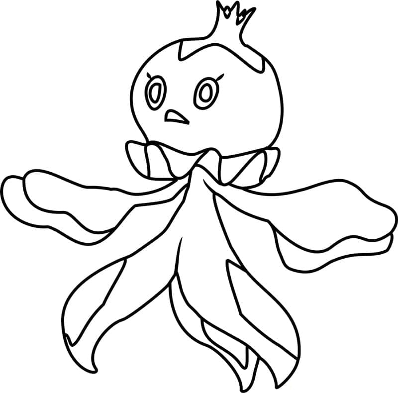 Desenho de Frillish Pokemon para Colorir