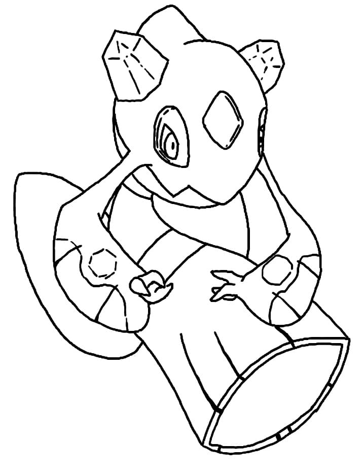 Desenho de Froslass Pokemon para Colorir