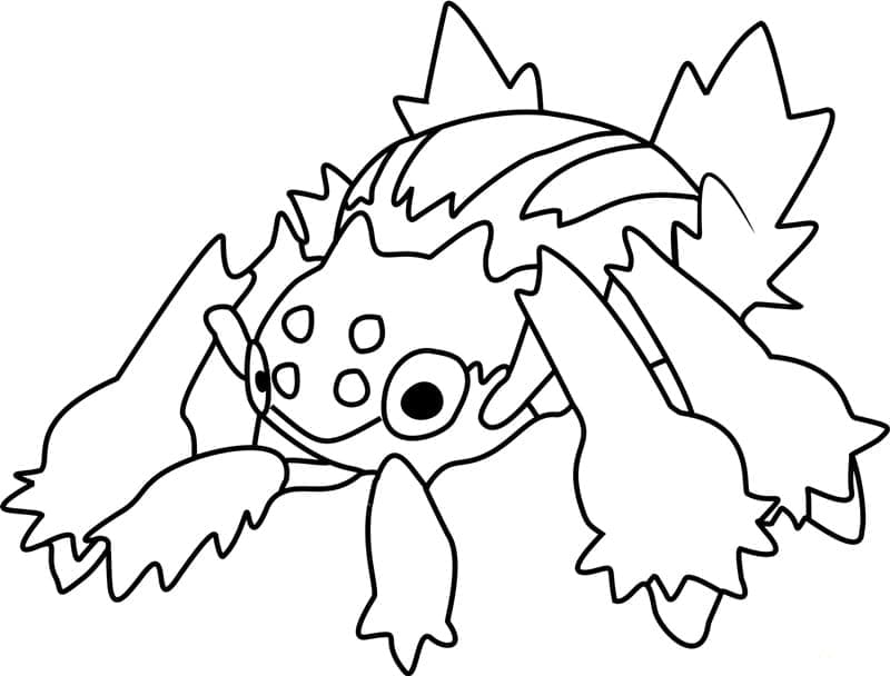 Desenho de Galvantula Pokemon para Colorir