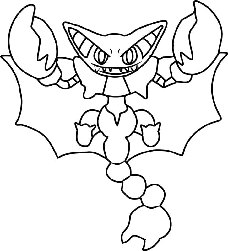 Desenho de Gliscor Pokemon para Colorir
