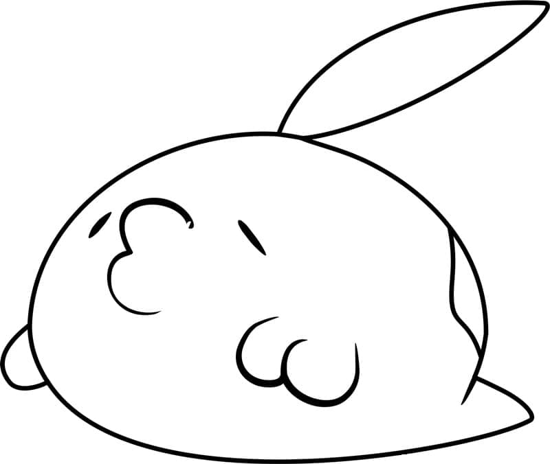 Desenho de Gulpin Pokemon para Colorir