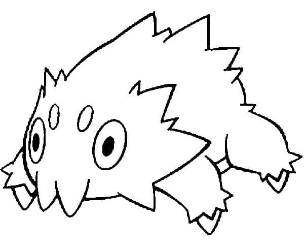 Desenho de Joltik Pokemon para Colorir