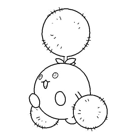 Desenho de Jumpluff Pokemon para Colorir