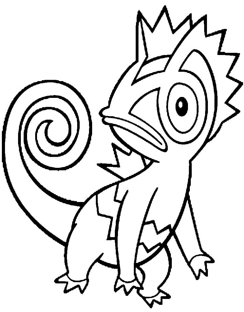Desenho de Kecleon Pokemon para Colorir
