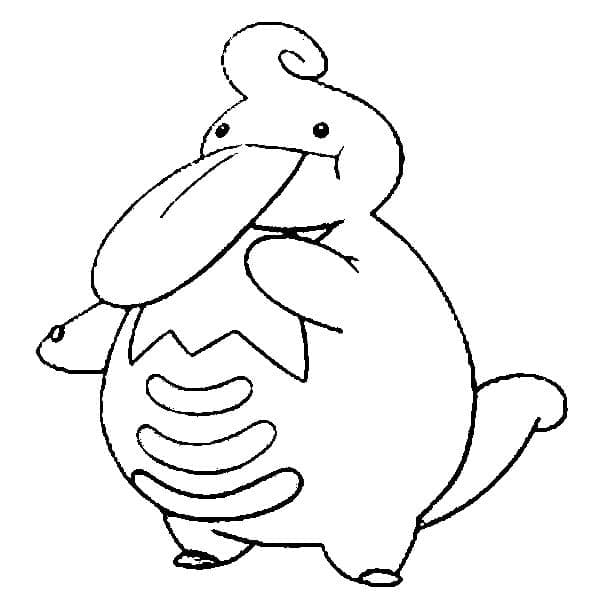 Desenho de Lickilicky Pokemon para Colorir