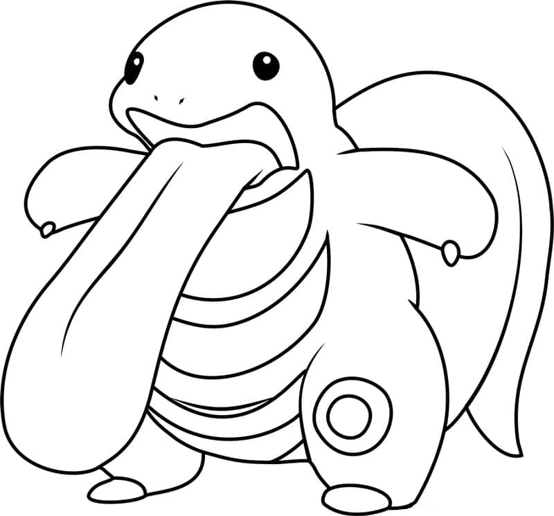 Desenho de Lickitung Pokemon para Colorir