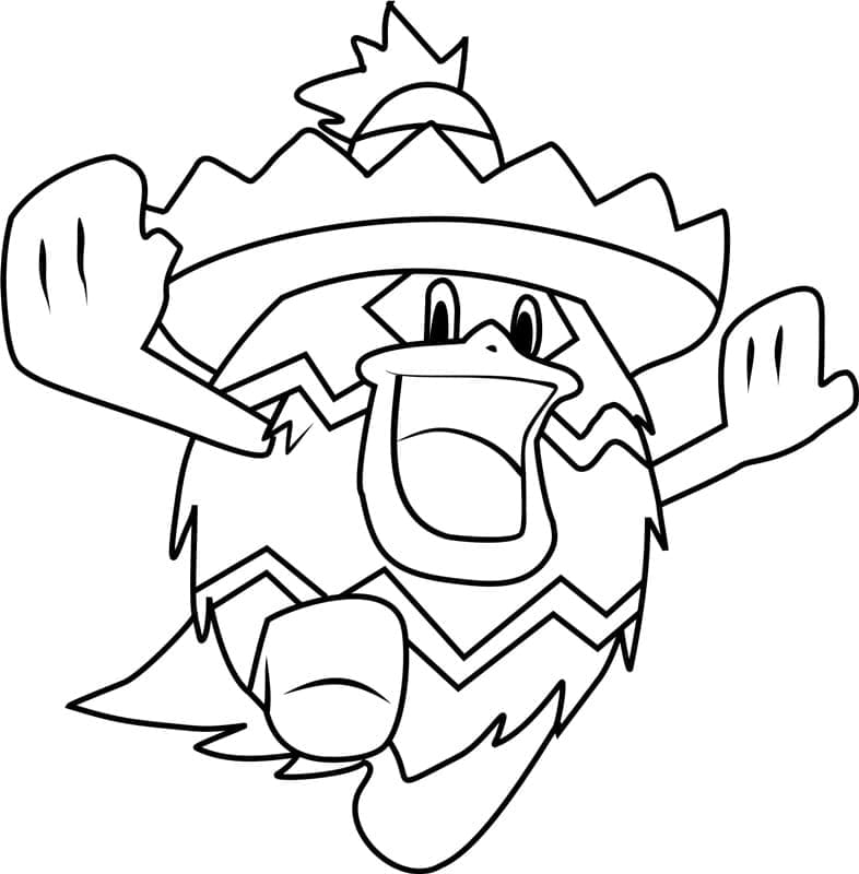 Desenho de Ludicolo Pokemon para Colorir