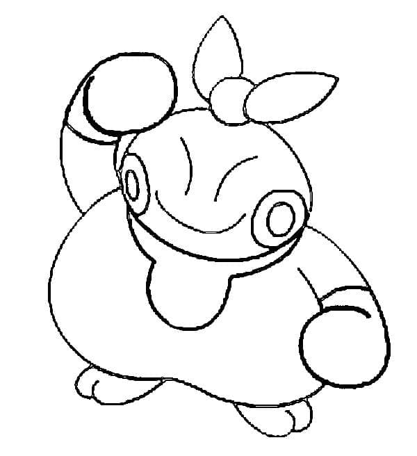 Desenho de Makuhita Pokemon para Colorir