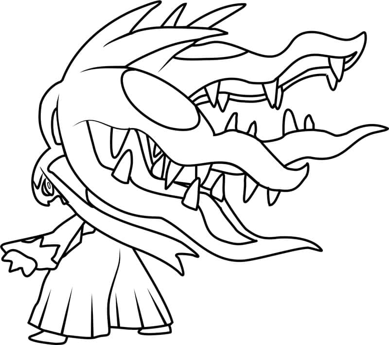 Desenho de Mega Mawile Pokemon para Colorir