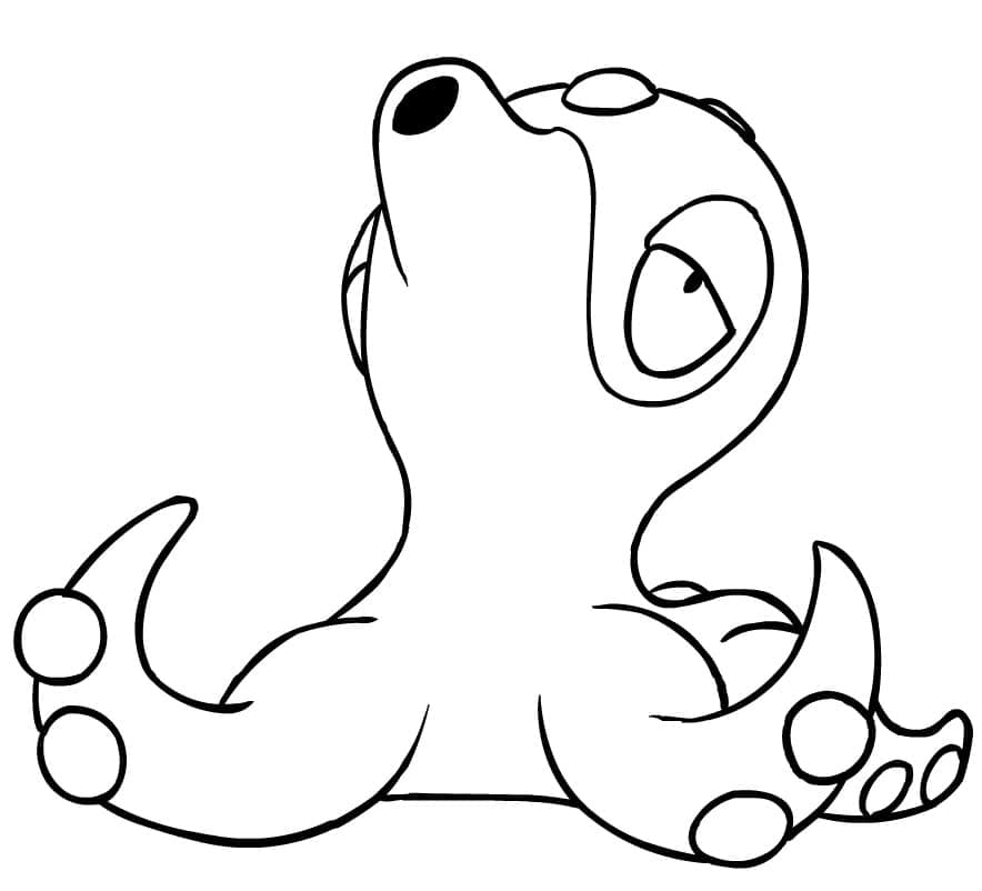 Desenho de Octillery Pokemon para Colorir