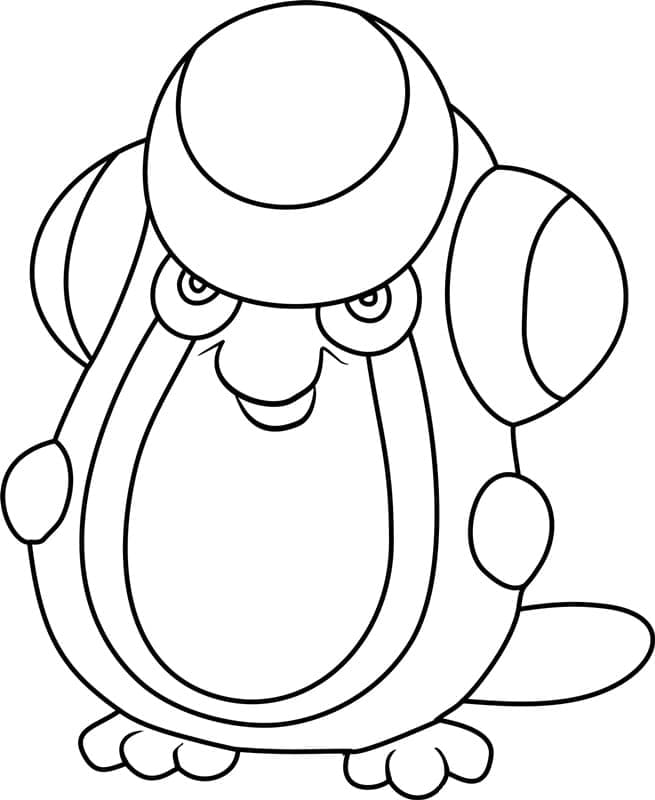 Desenho de Palpitoad Pokemon para Colorir