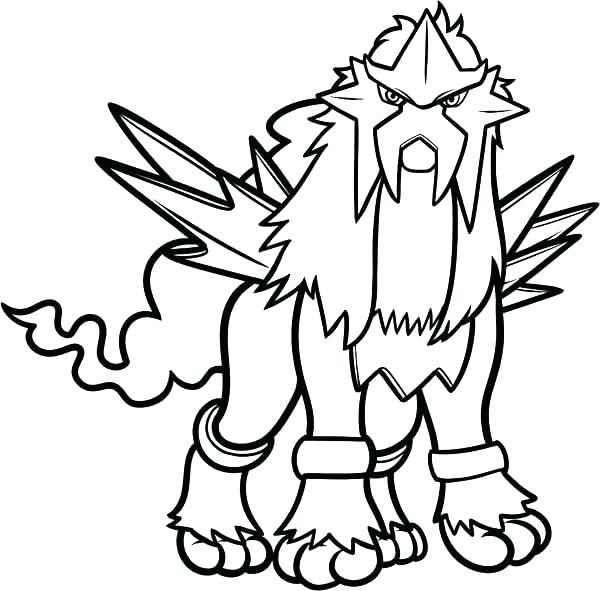 Desenho de Pokemon Fácil Download para Colorir