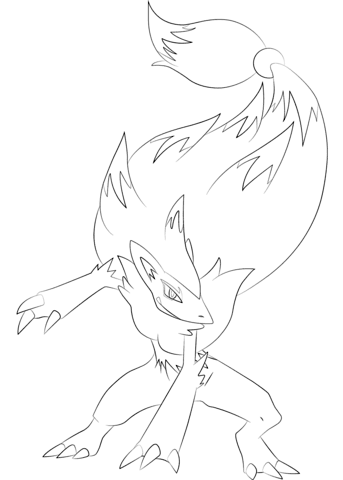 Desenho de Pokemon Grátis para Colorir e Pintar