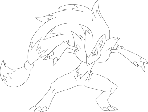 Desenho de Pokemon Imprimivel Online para Colorir