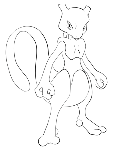 Desenho de Pokemon Imprimivel para Colorir
