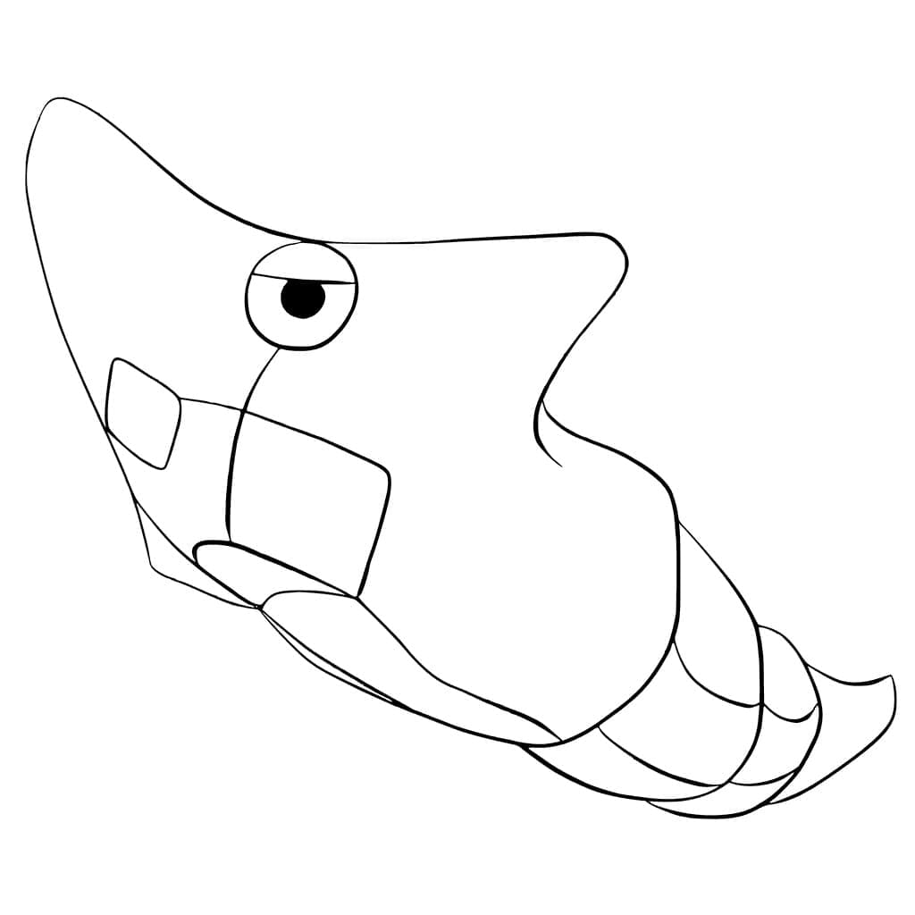 Desenho de Pokemon Metapod para Colorir