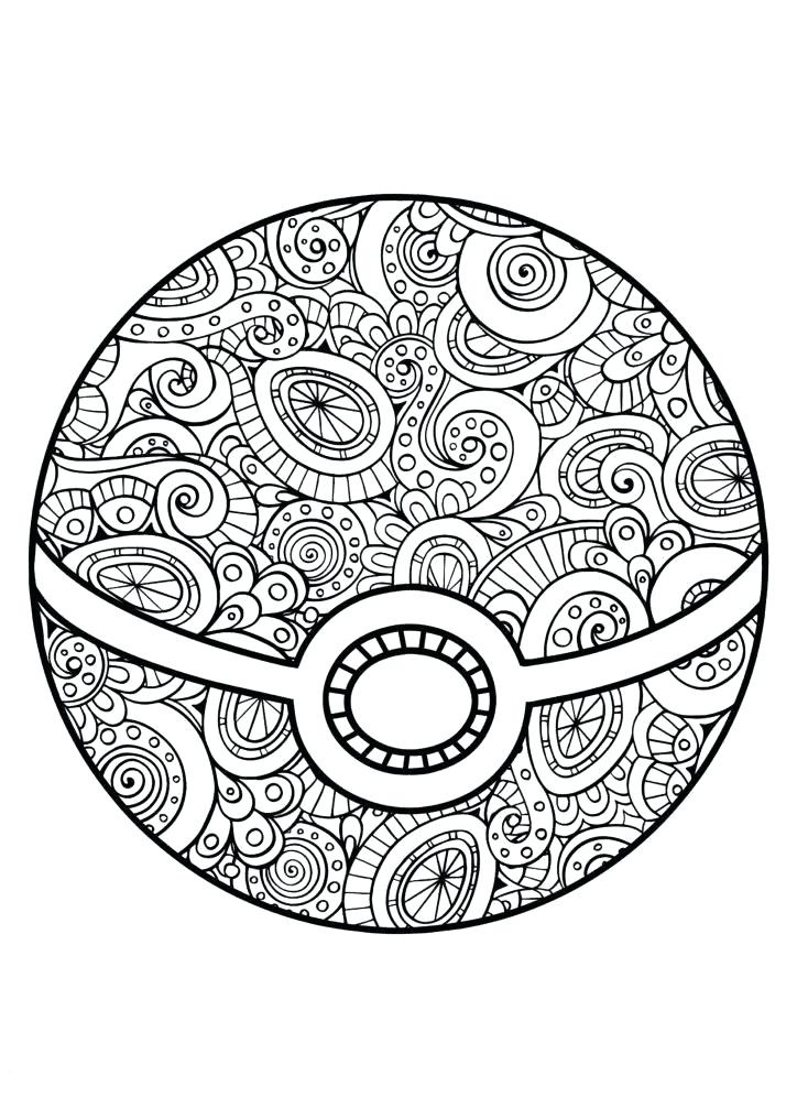 Desenho de Pokemon Online Download para Colorir