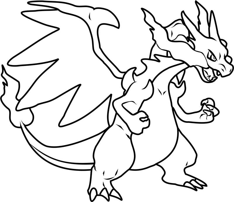 Desenho de Pokemon Online Imprimivel para Colorir