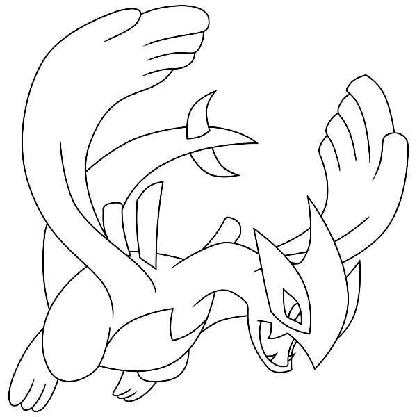 Desenho de Pokemon Online Pdf para Colorir