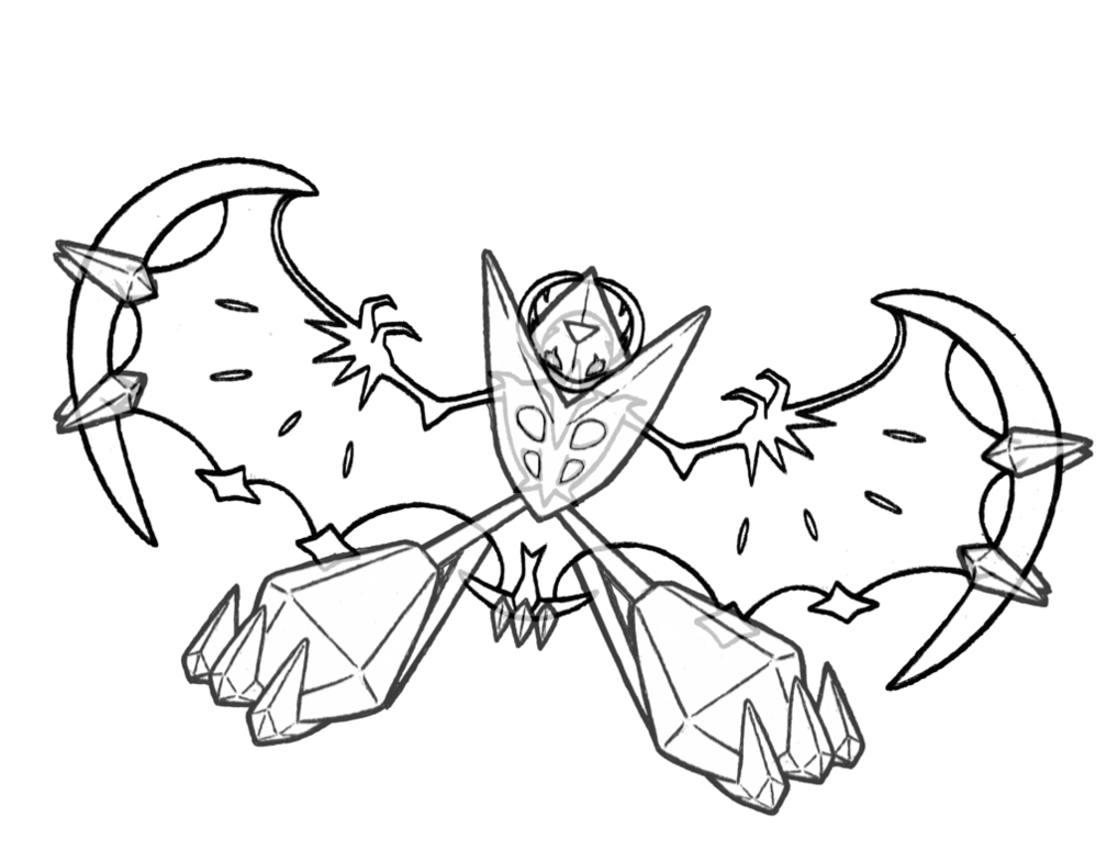 Desenho de Pokemon para Colorir e Imprimir Pdf