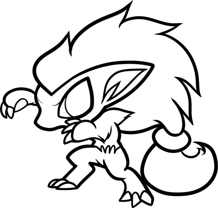 Desenho de Pokemon para Colorir e Pintar Grátis