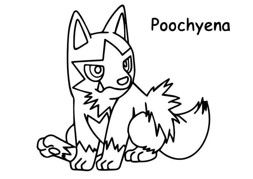 Desenho de Pokemon para Imprimir e Colorir Online
