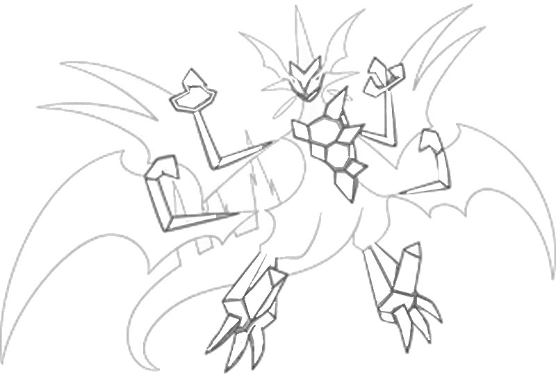 Desenho de Pokemon para Pintar e Colorir Online