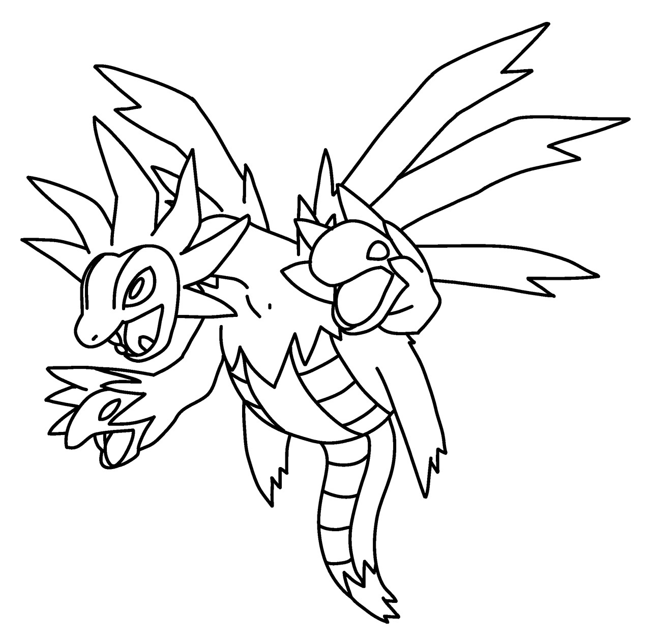 Desenho de Pokemon para Pintar e Imprimir Grátis