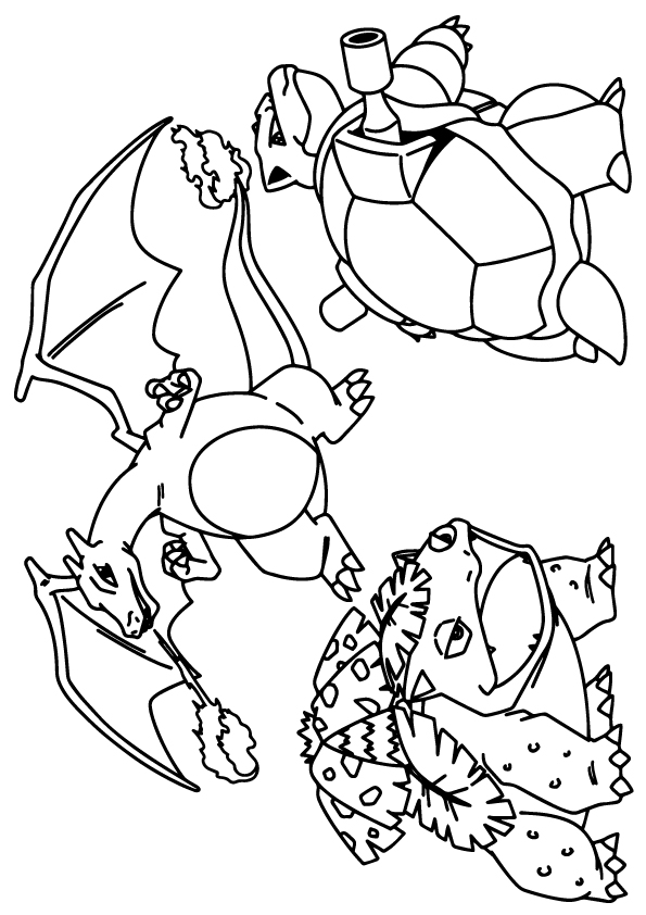 Desenho de Pokemon Pdf e Grátis para Colorir