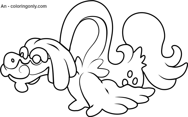 Desenho de Pokemon Pdf Imprimivel para Colorir