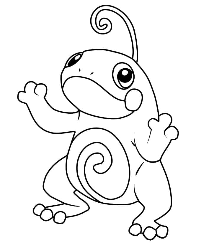 Desenho de Politoed Pokemon para Colorir