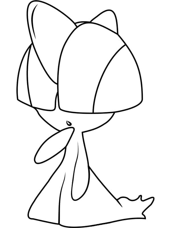 Desenho de Ralts Pokemon para Colorir