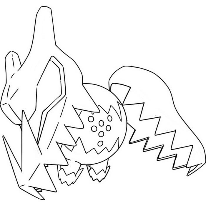 Desenho de Regidrago Pokemon para Colorir