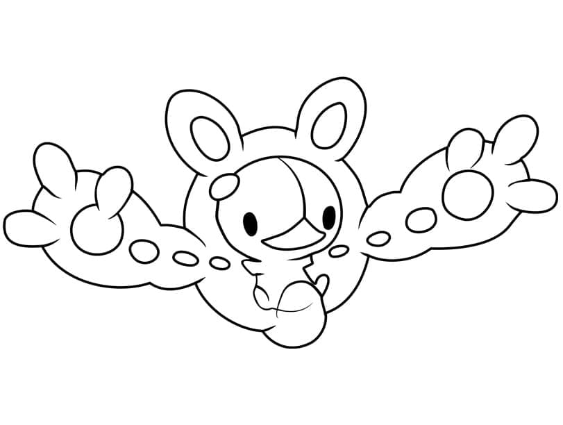 Desenho de Reuniclus Pokemon para Colorir