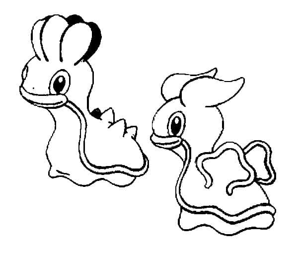 Desenho de Shellos Pokemon para Colorir