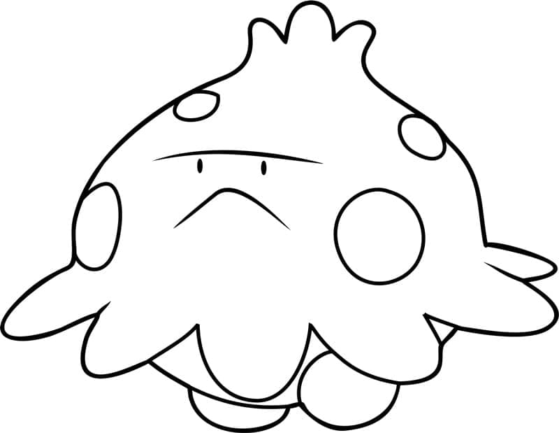 Desenho de Shroomish Pokemon para Colorir