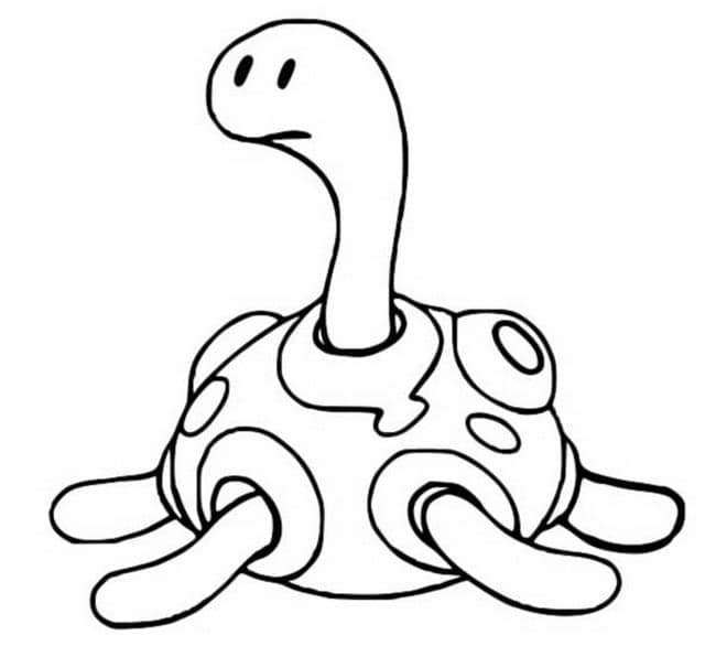 Desenho de Shuckle Pokemon para Colorir
