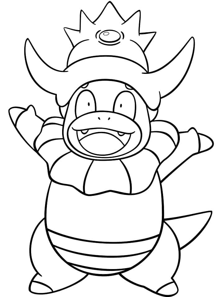 Desenho de Slowking Pokemon para Colorir