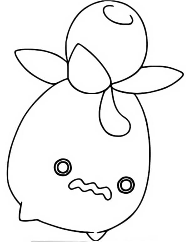 Desenho de Smoliv Pokemon para Colorir