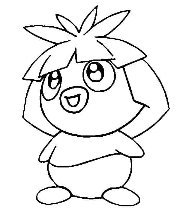 Desenho de Smoochum Pokemon para Colorir