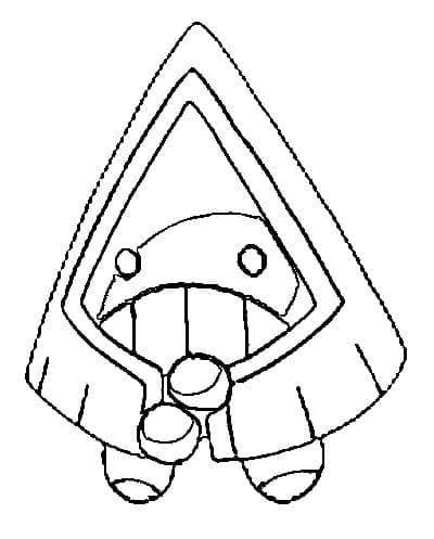 Desenho de Snorunt Pokemon para Colorir
