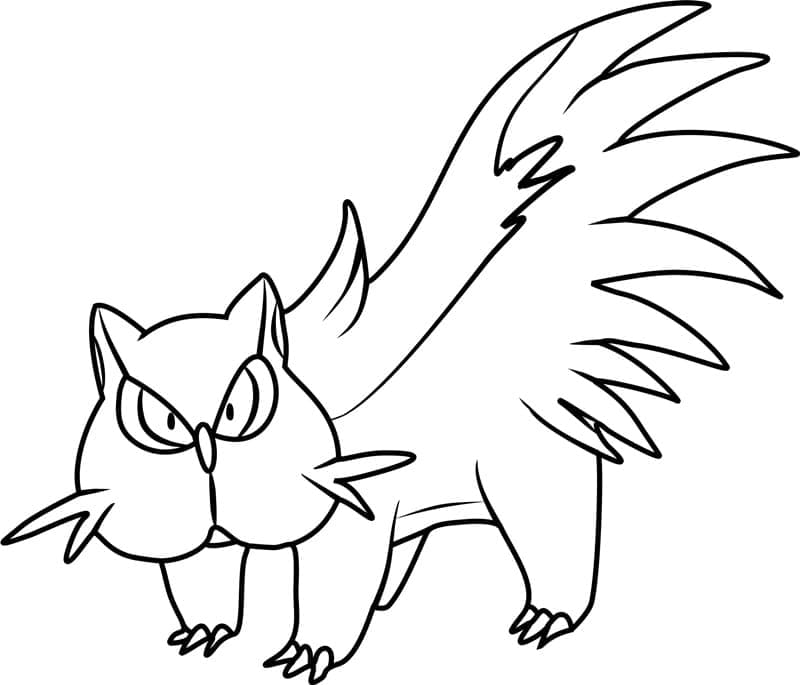 Desenho de Stunky Pokemon para Colorir