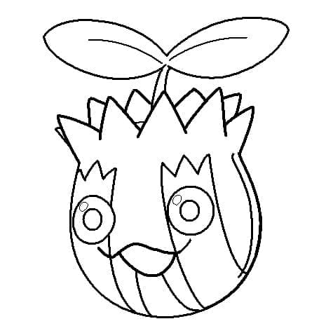 Desenho de Sunkern Pokemon para Colorir