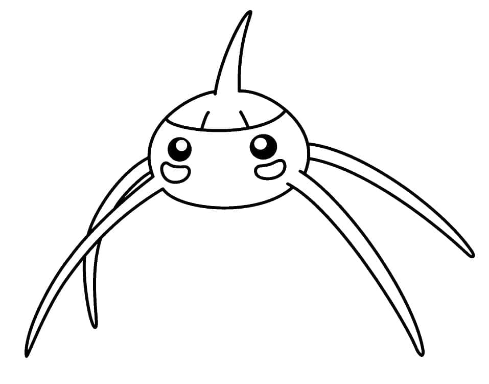 Desenho de Surskit Pokemon para Colorir