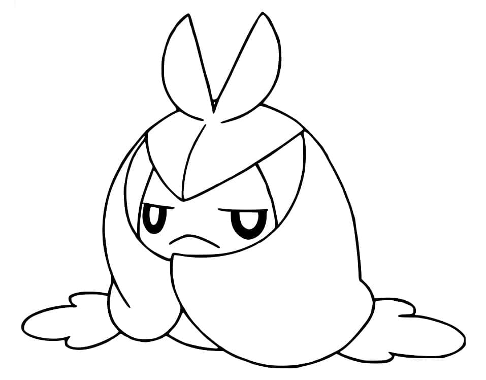 Desenho de Swadloon Pokemon para Colorir