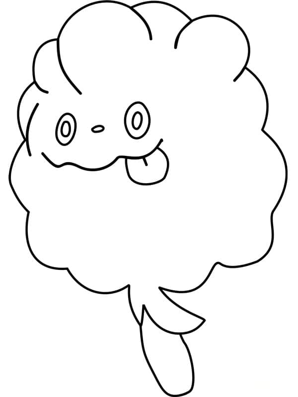 Desenho de Swirlix Pokemon para Colorir