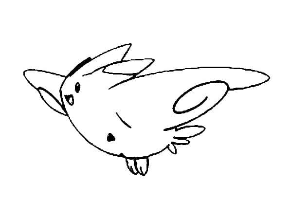 Desenho de Togekiss Pokemon para Colorir